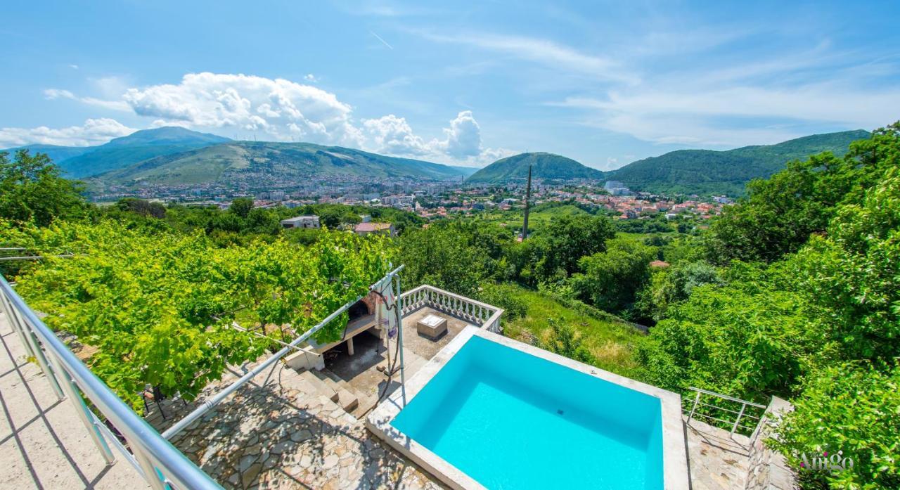 Perfect View Of Mostar - With Swimming Pool Exterior foto