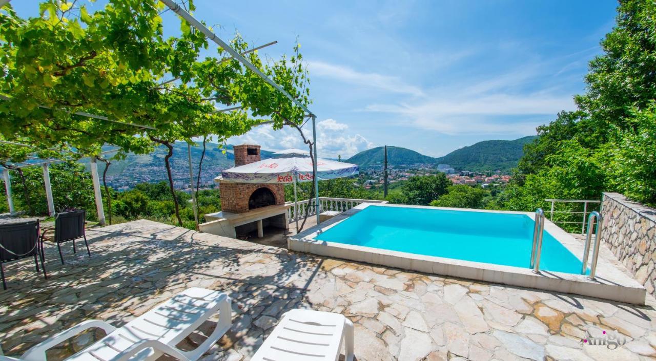 Perfect View Of Mostar - With Swimming Pool Exterior foto